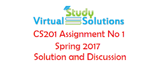 Vu assignments solutions